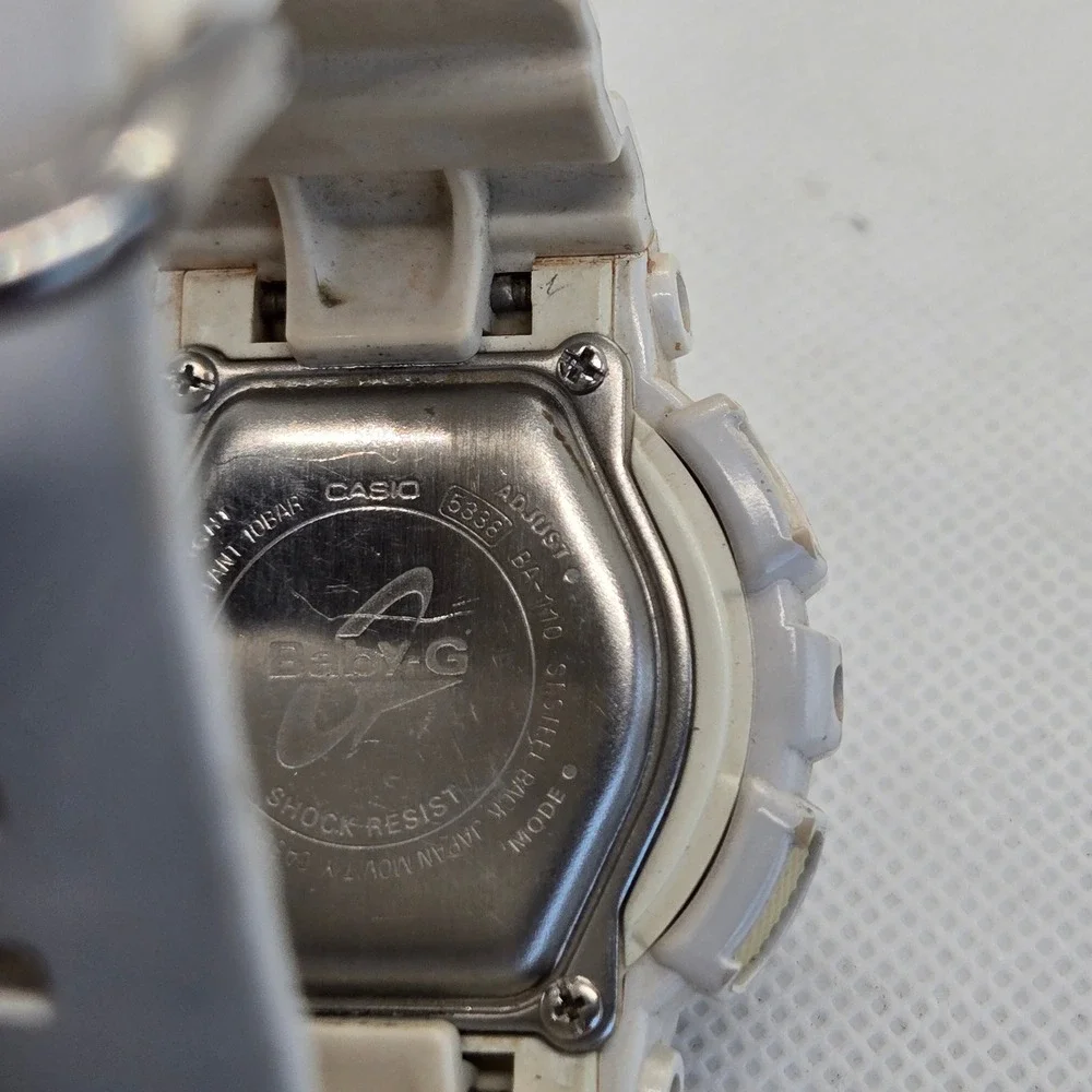 Casio Baby-G discoloration yellowing